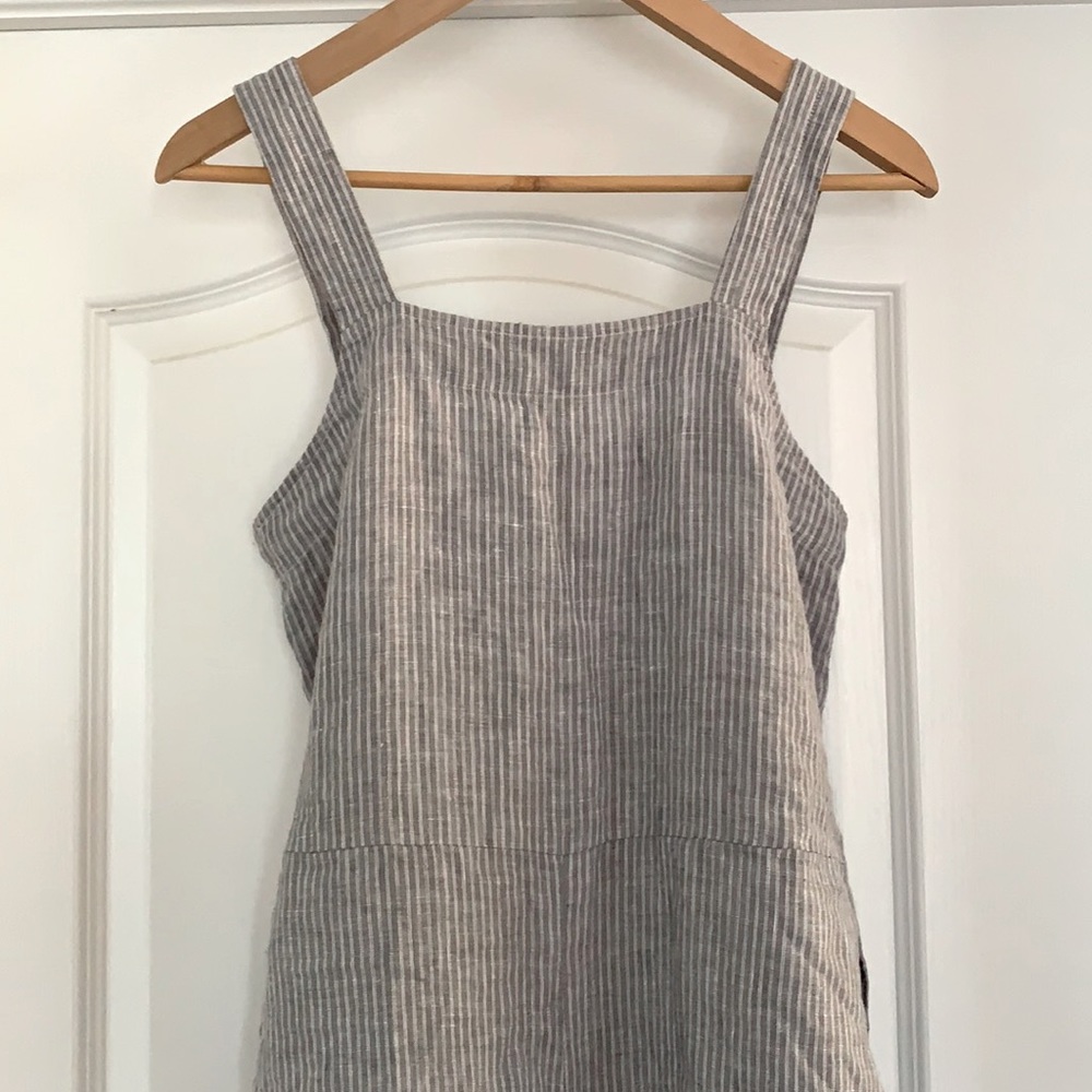 Everlane Linen Squareneck Jumpsuit
